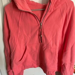 Lululemon half zipped cropped scuba
